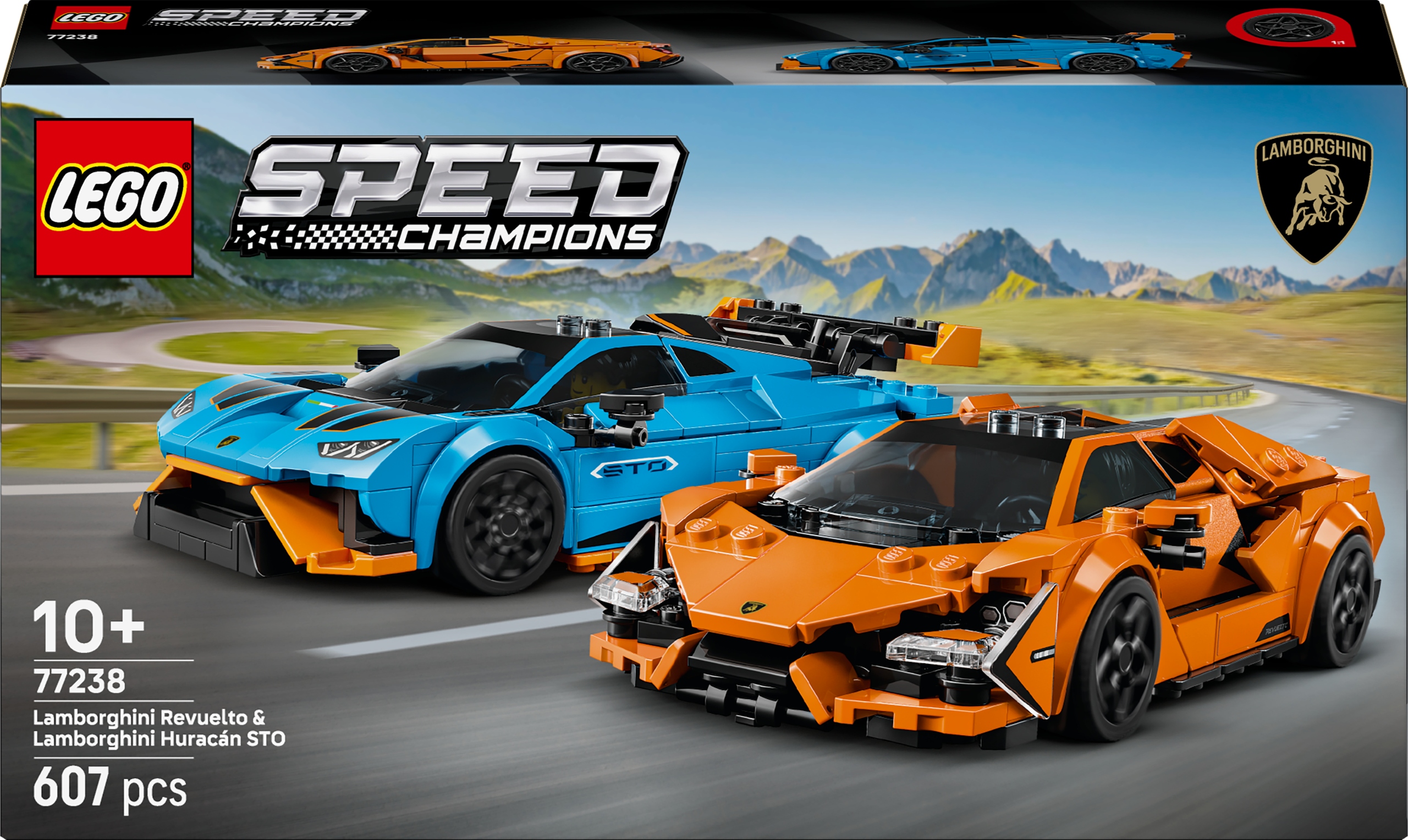 LEGO Speed Champions 77238 Lamborghini Revuelto a Huracán STO